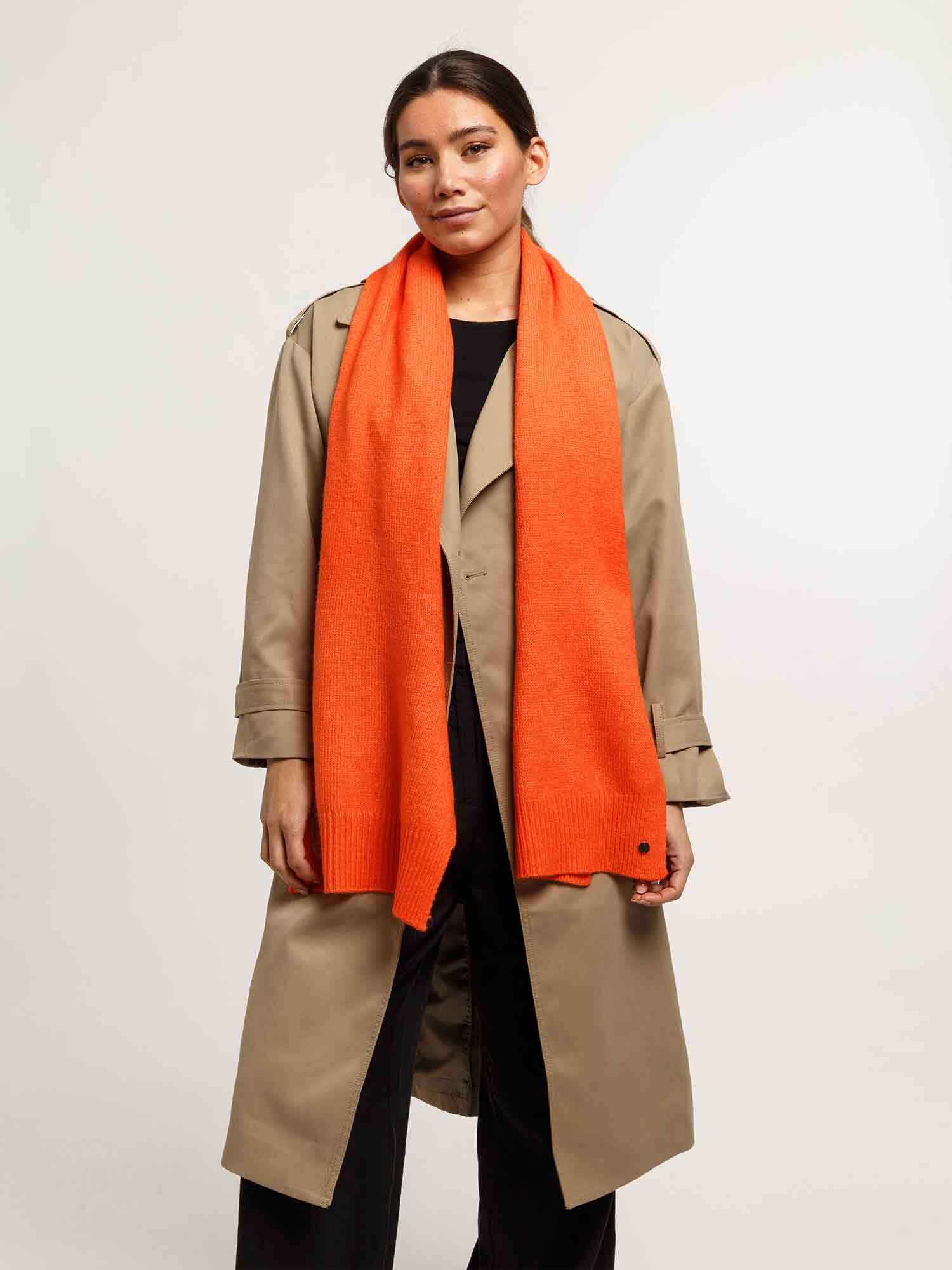 Sjaal dames FRAAS exotic orange