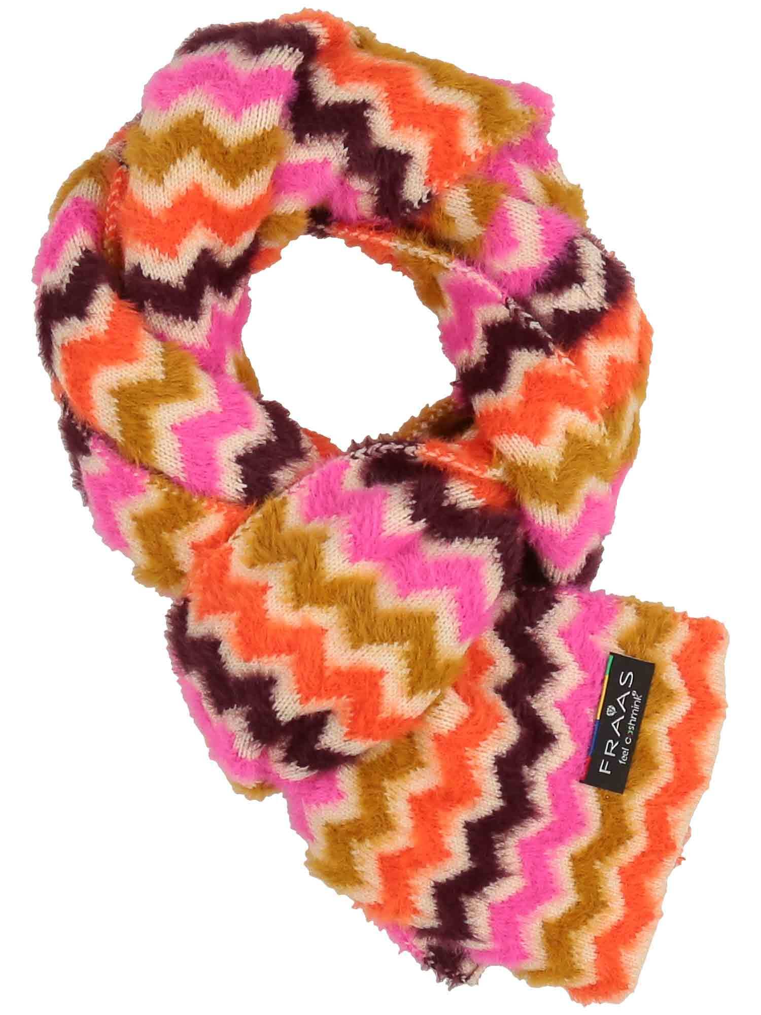Sjaal dames FRAAS motief exotic orange