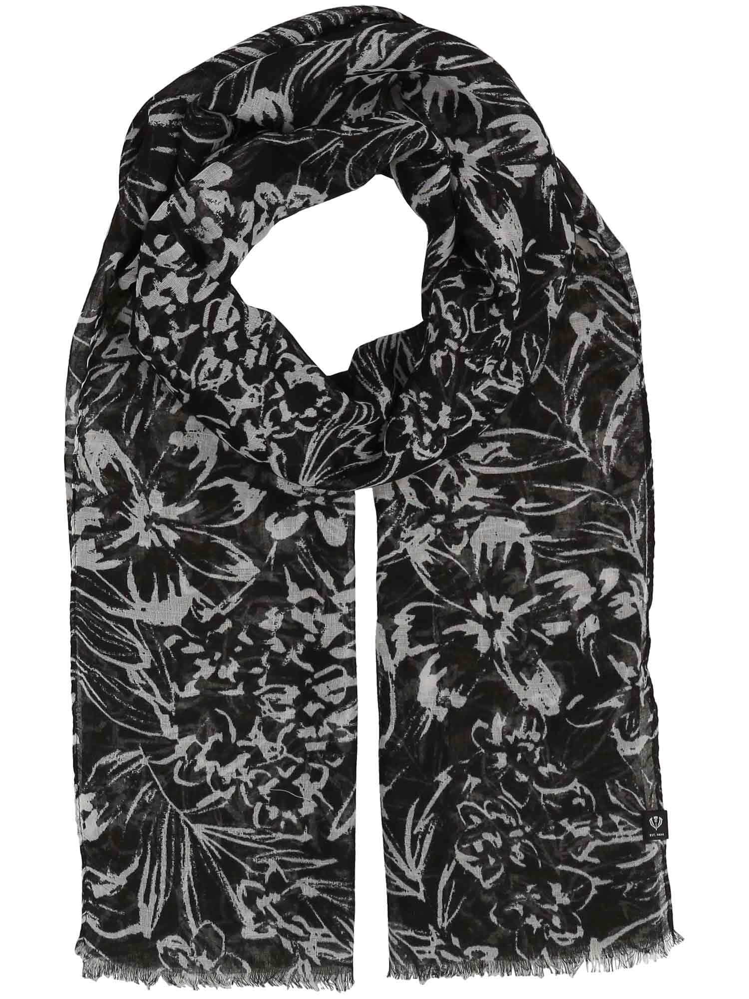 Sjaal Fraas 640059 black white