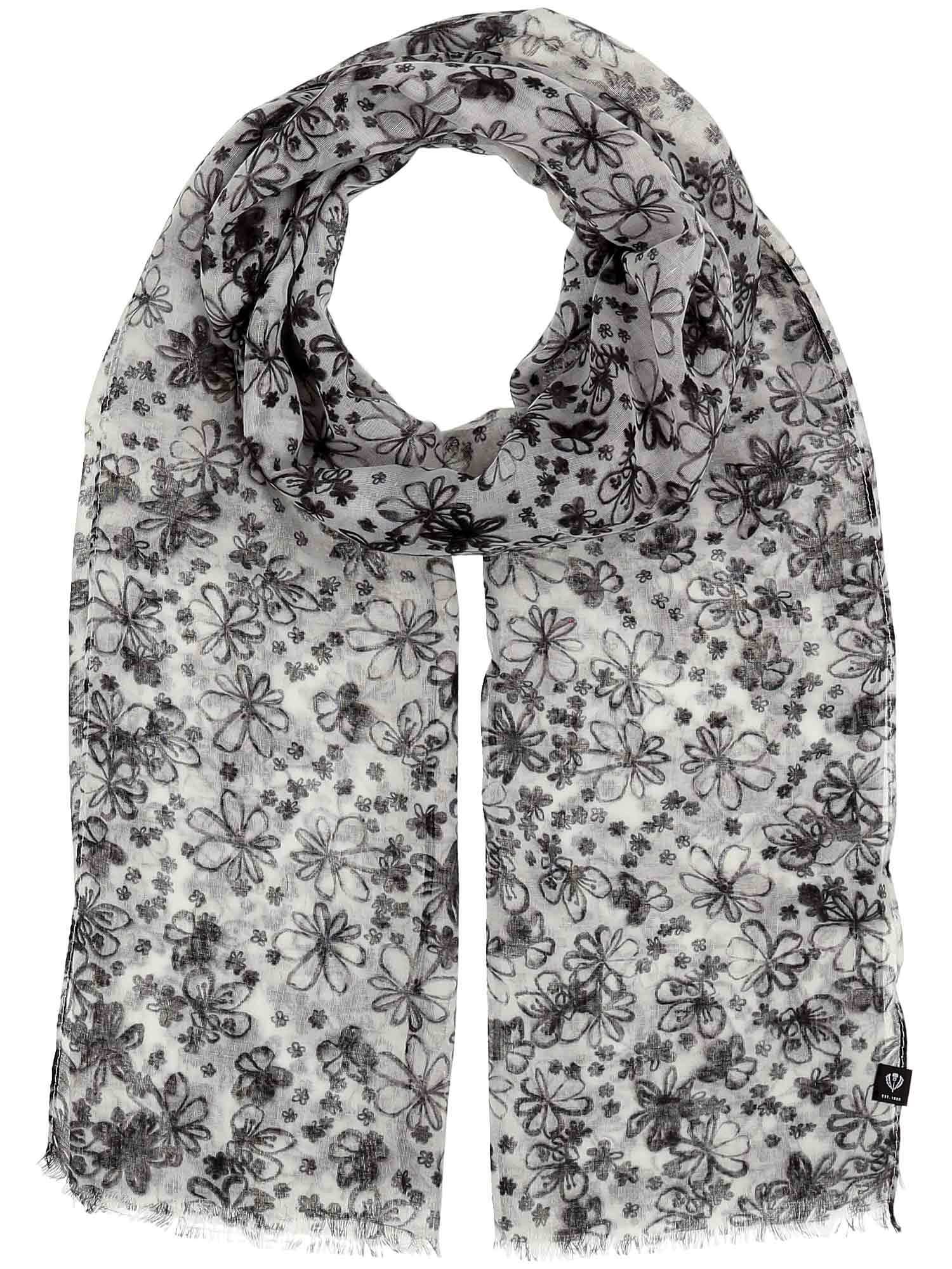 Sjaal Fraas 640060 black white