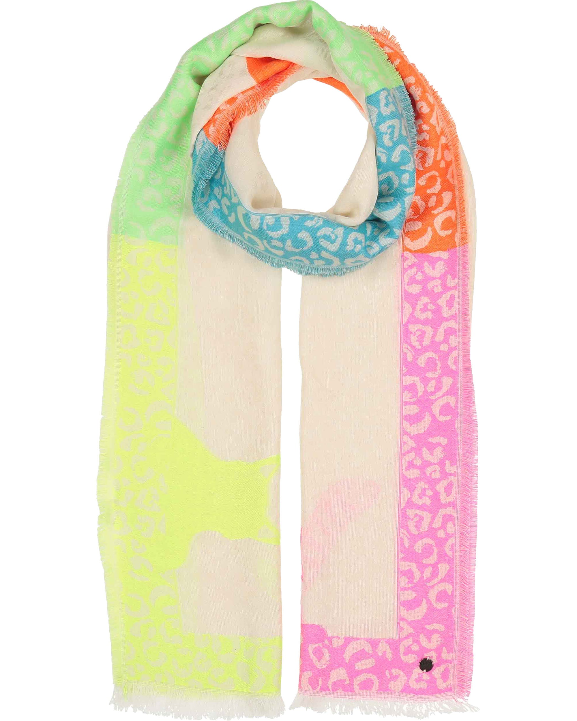 Sjaal Fraas animal print multicolor