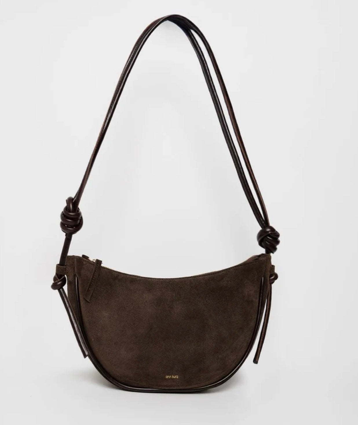 Ann Kurz - halfmoon - suède mocha