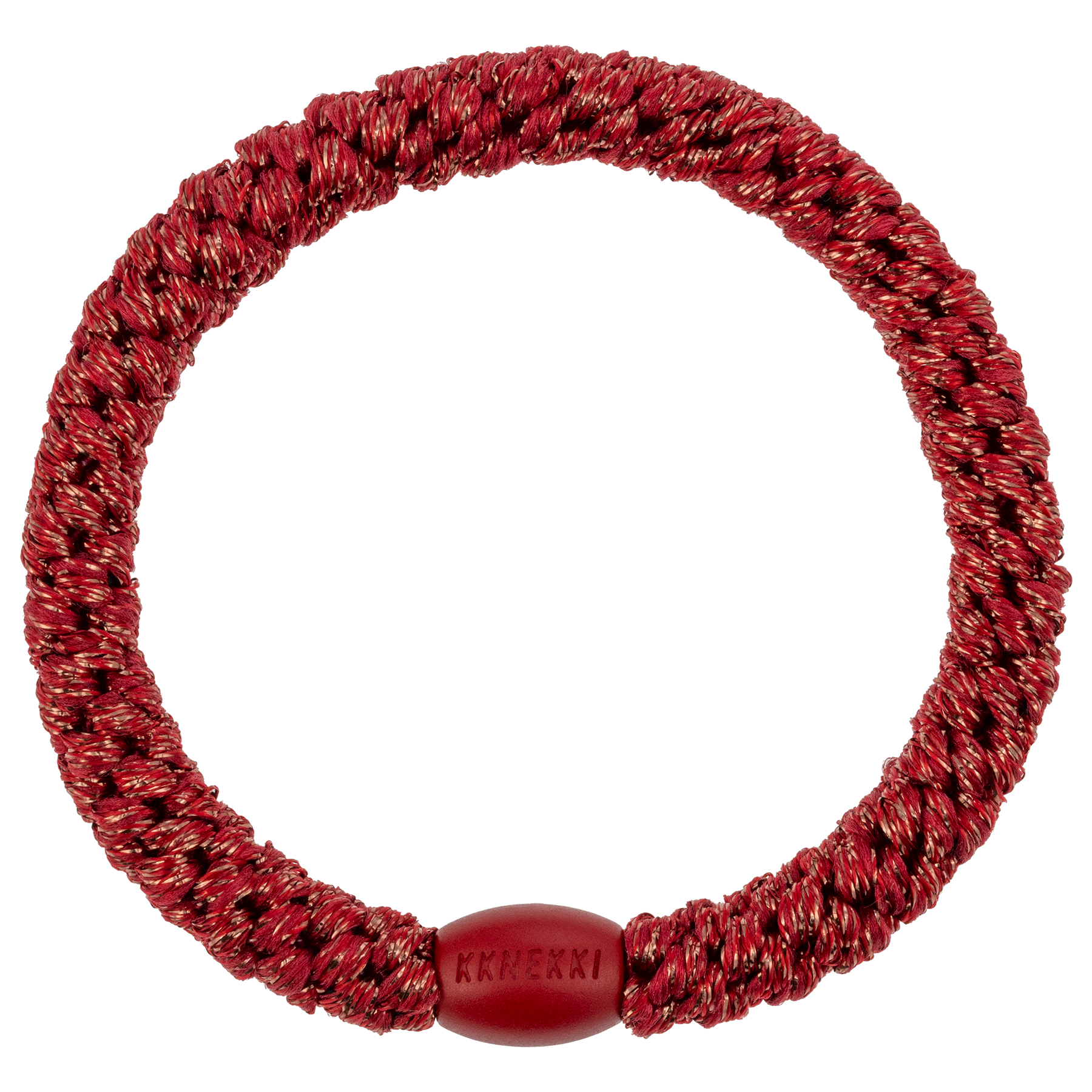 Kknekki haarelastiek - holiday red