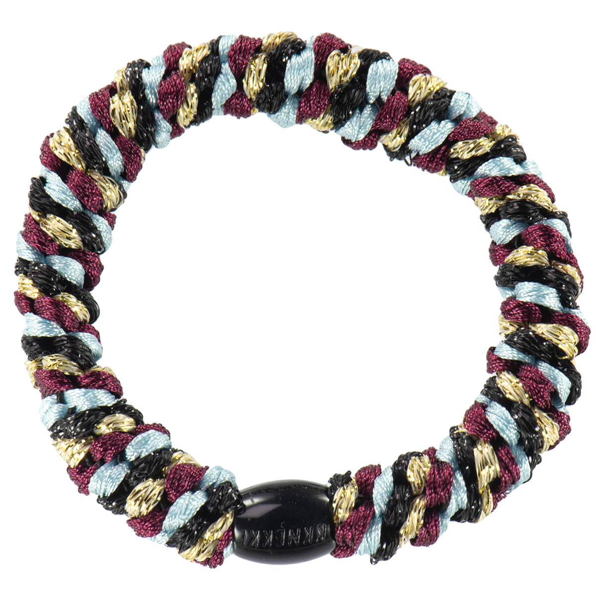 Kknekki haarelastiek - mix light blue bordeaux