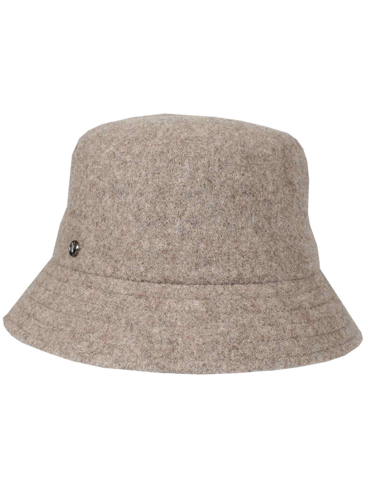 Wollen dameshoedje Sand