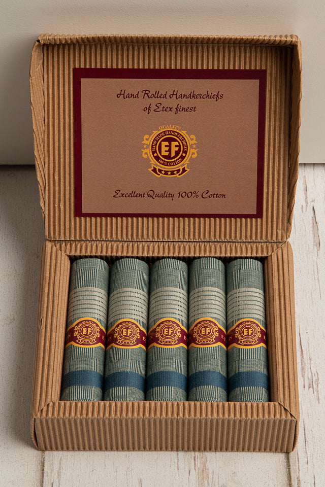 Zakdoeken ETEX geschenkdoosje - 5 stuks - M62 E1