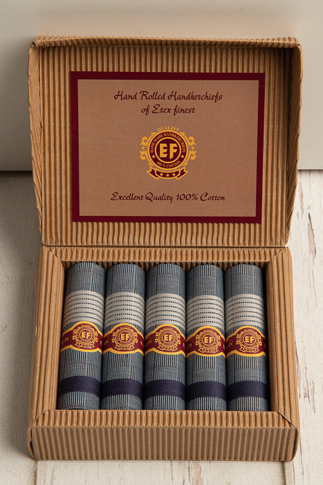 Zakdoeken ETEX geschenkdoosje - 5 stuks - M62 E2