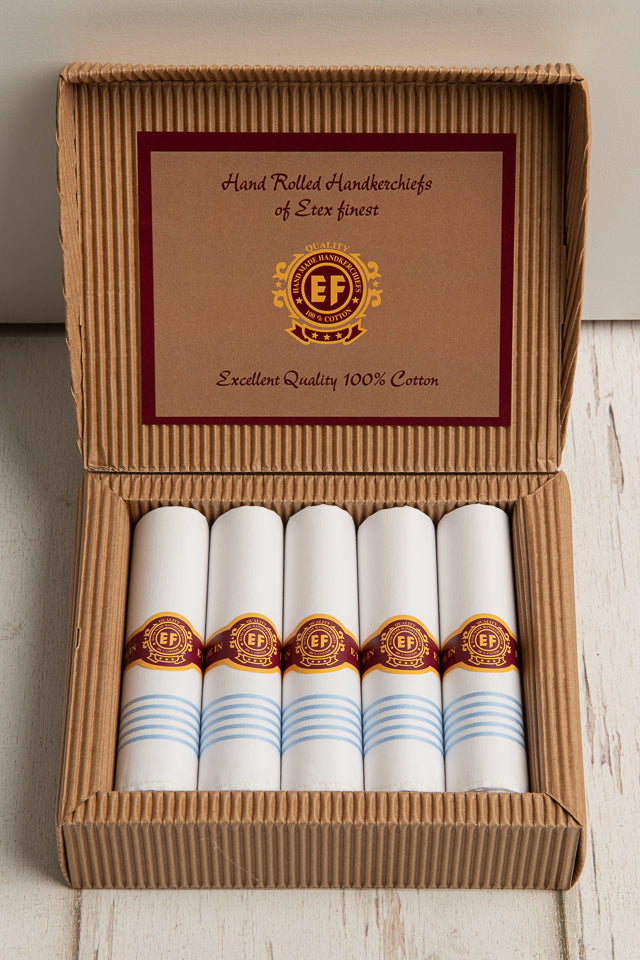 Zakdoeken ETEX geschenkdoosje - 5 stuks - M62 H2