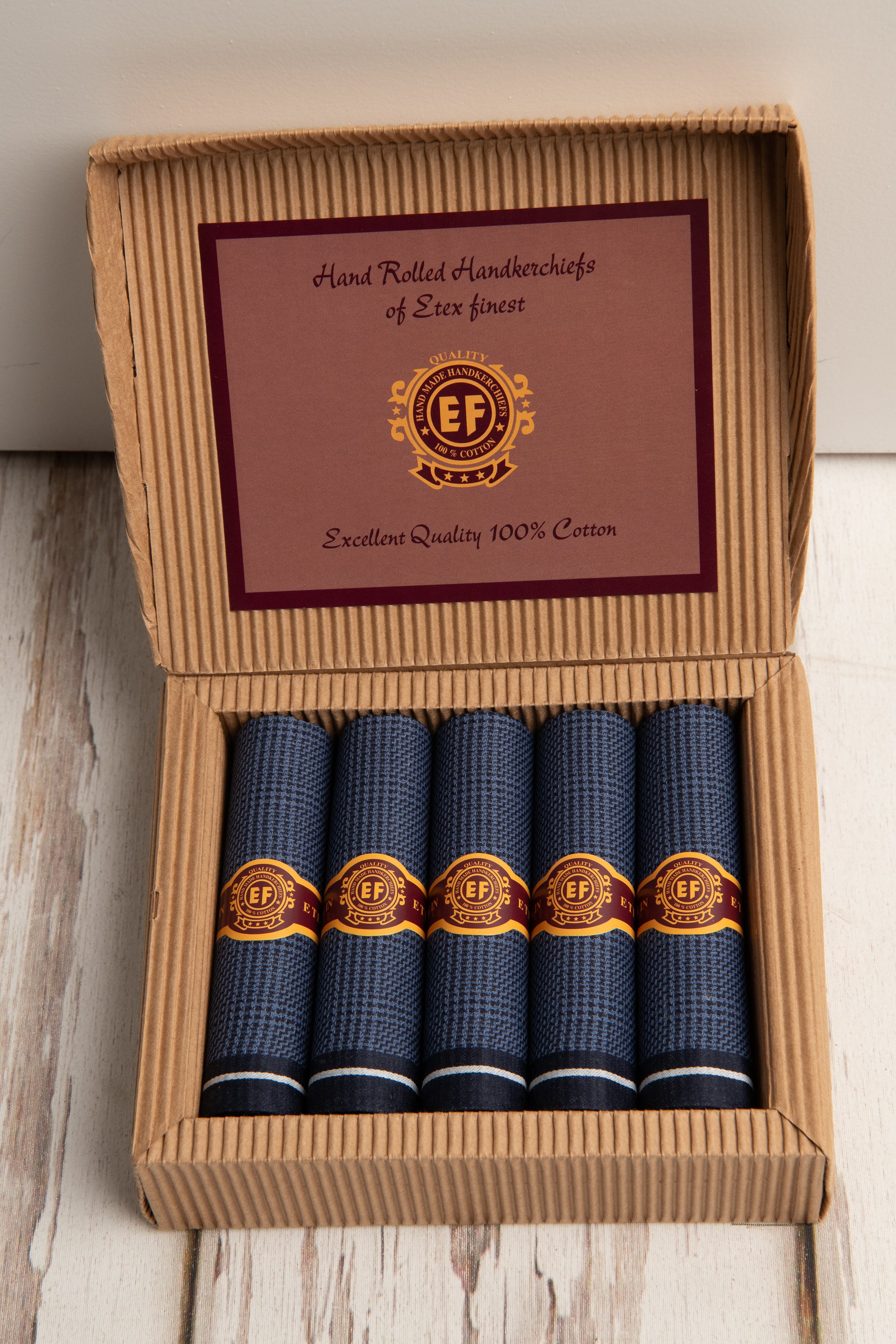 Zakdoeken ETEX geschenkdoosje - 5 stuks - M62 M2