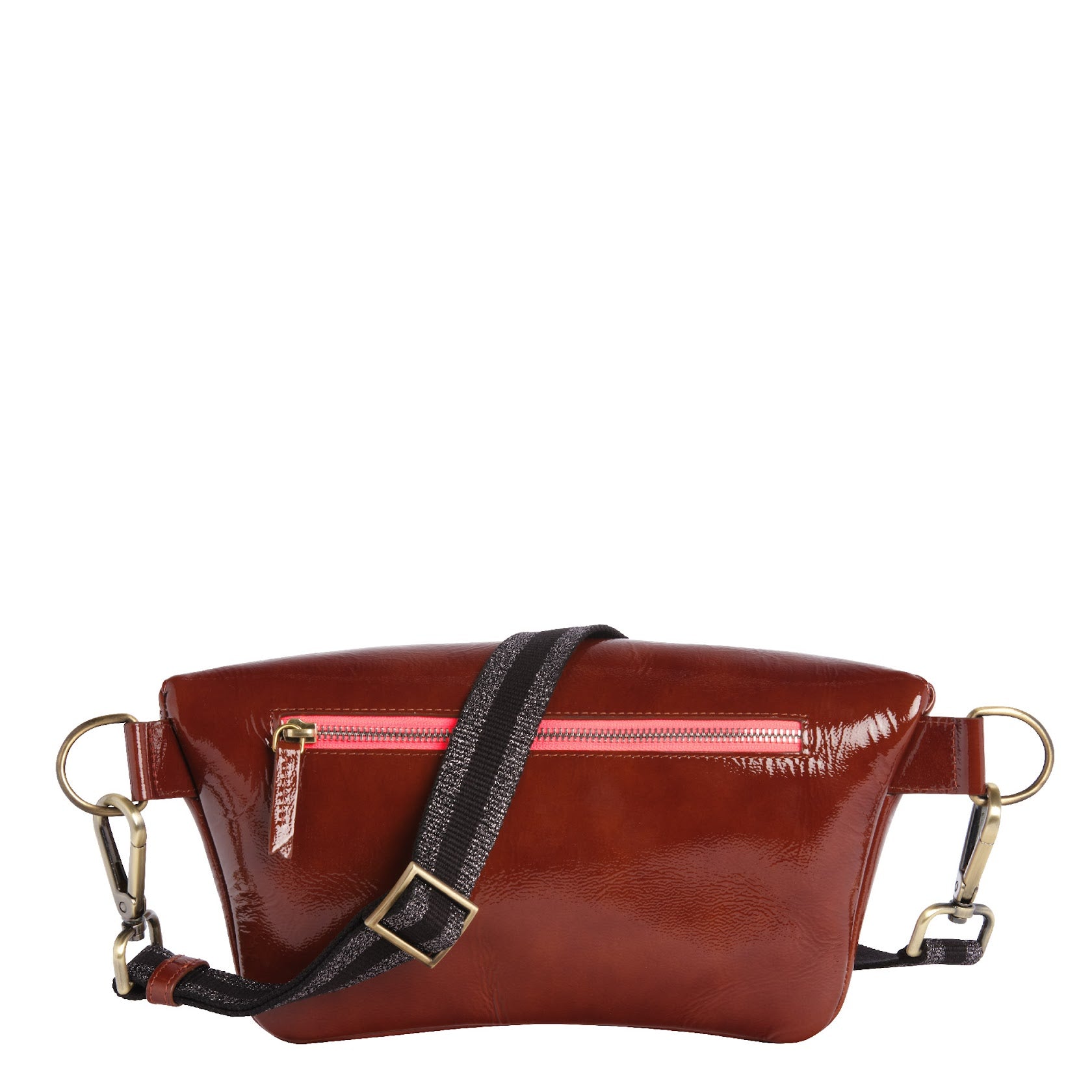 Marie Martens Coachella XL - Patent Acajou Brown