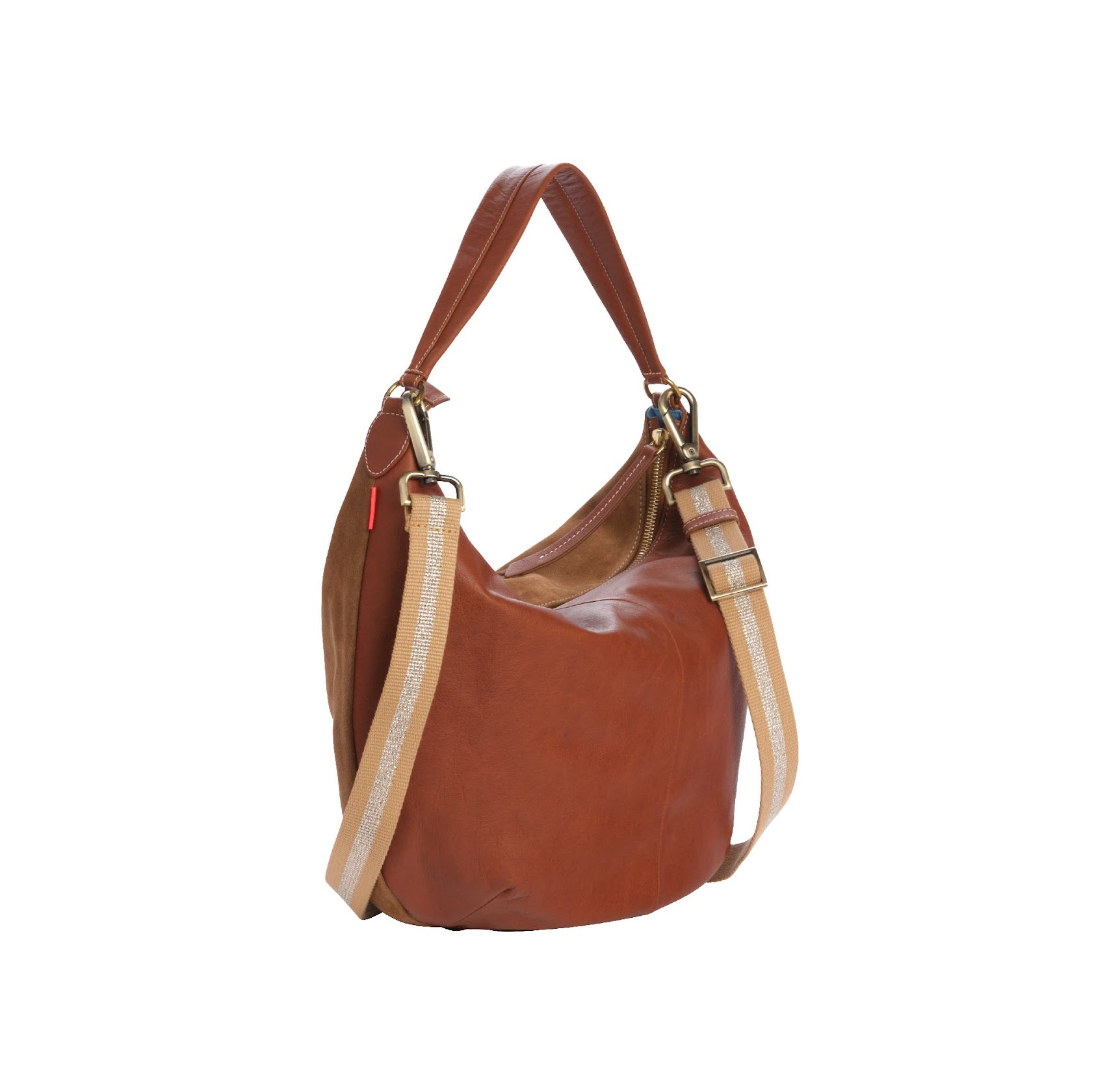 Marie Martens Hobo - Mix Cognac