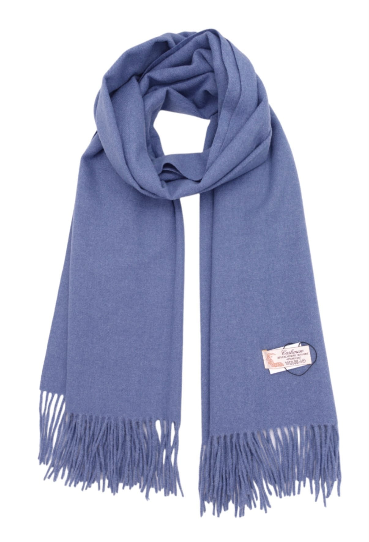 Pashmina Sjaal Blue Denim
