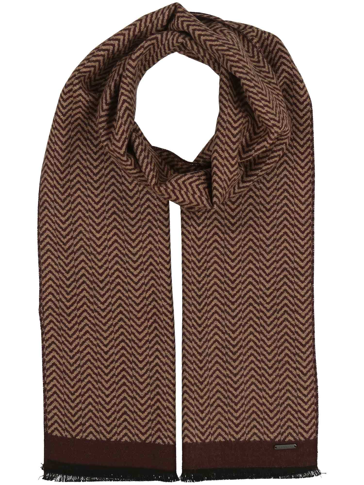 Sjaal heren Bugatti - viscose - camel