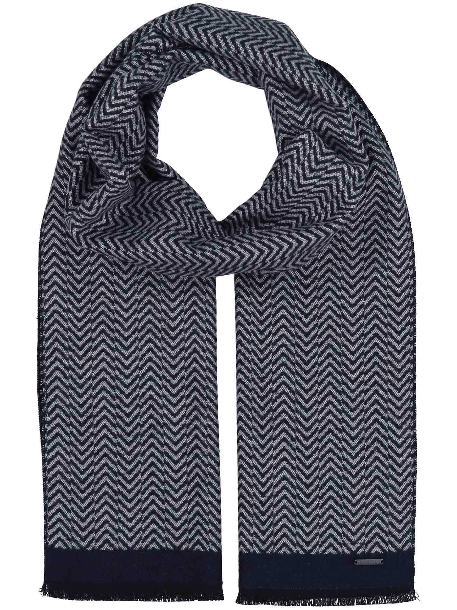Sjaal heren Bugatti - viscose - navy