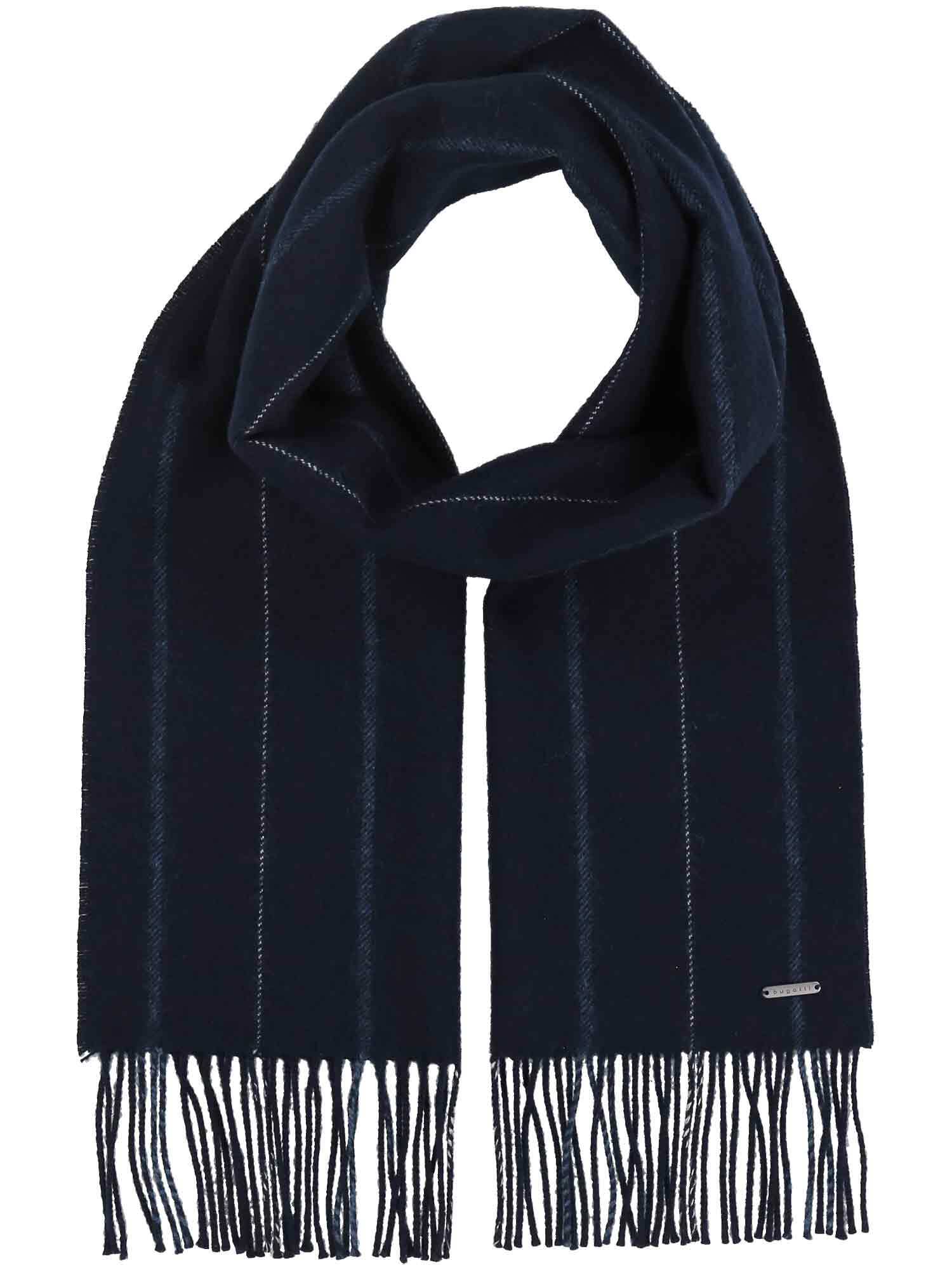Sjaal heren Bugatti - wol - navy