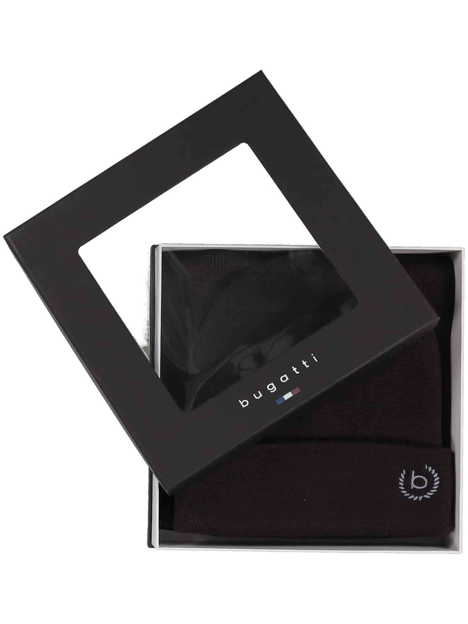 Geschenkset Muts + Sjaal heren - deep blue