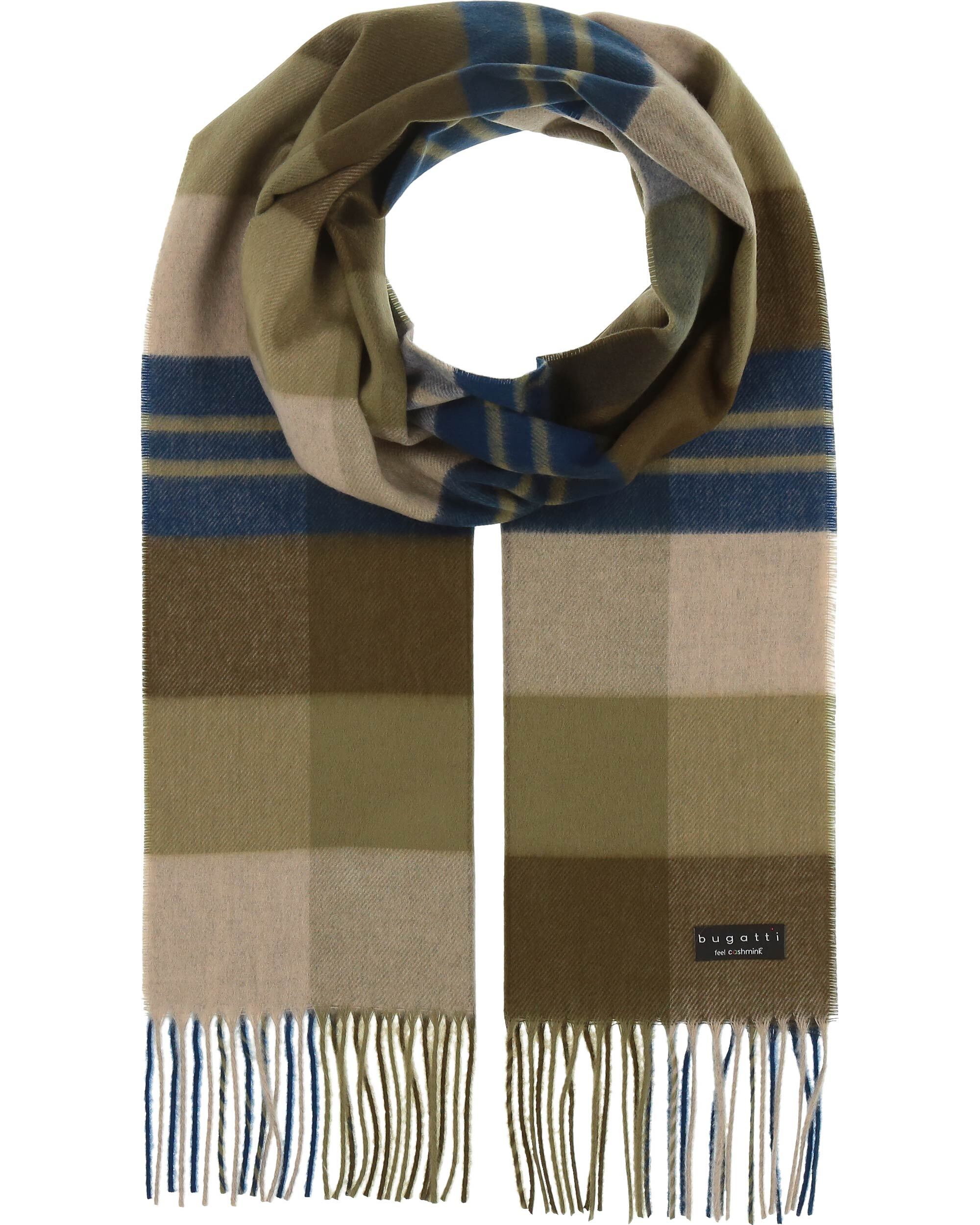 Sjaal heren Bugatti - dark olive