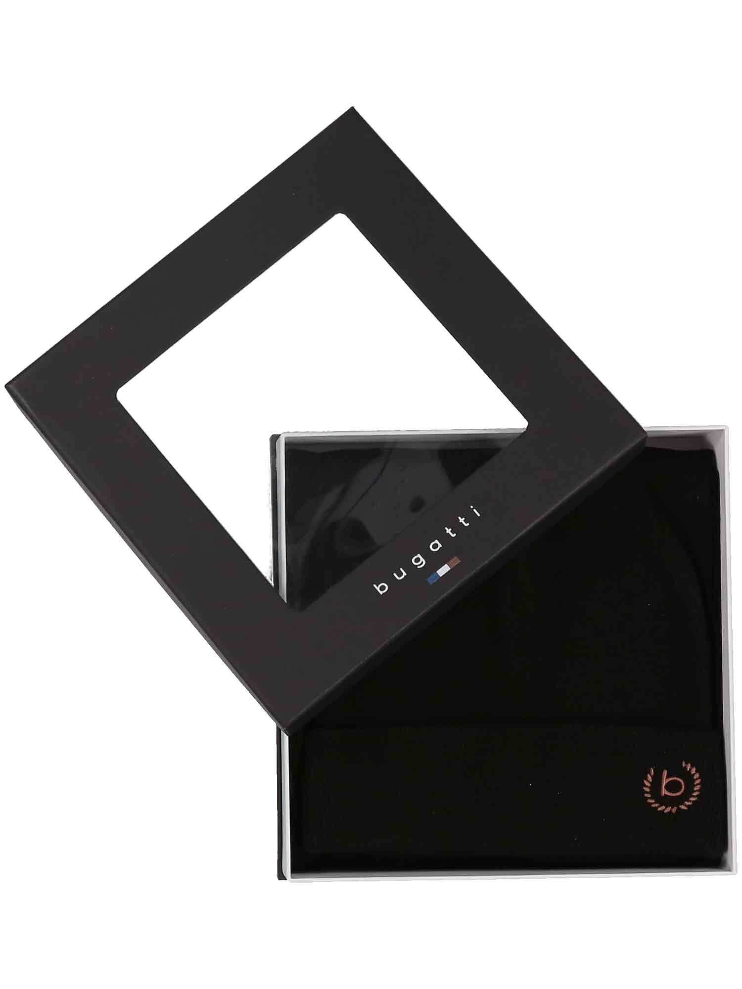 Giftbox sjaal en muts heren Bugatti -  630211 - zwart
