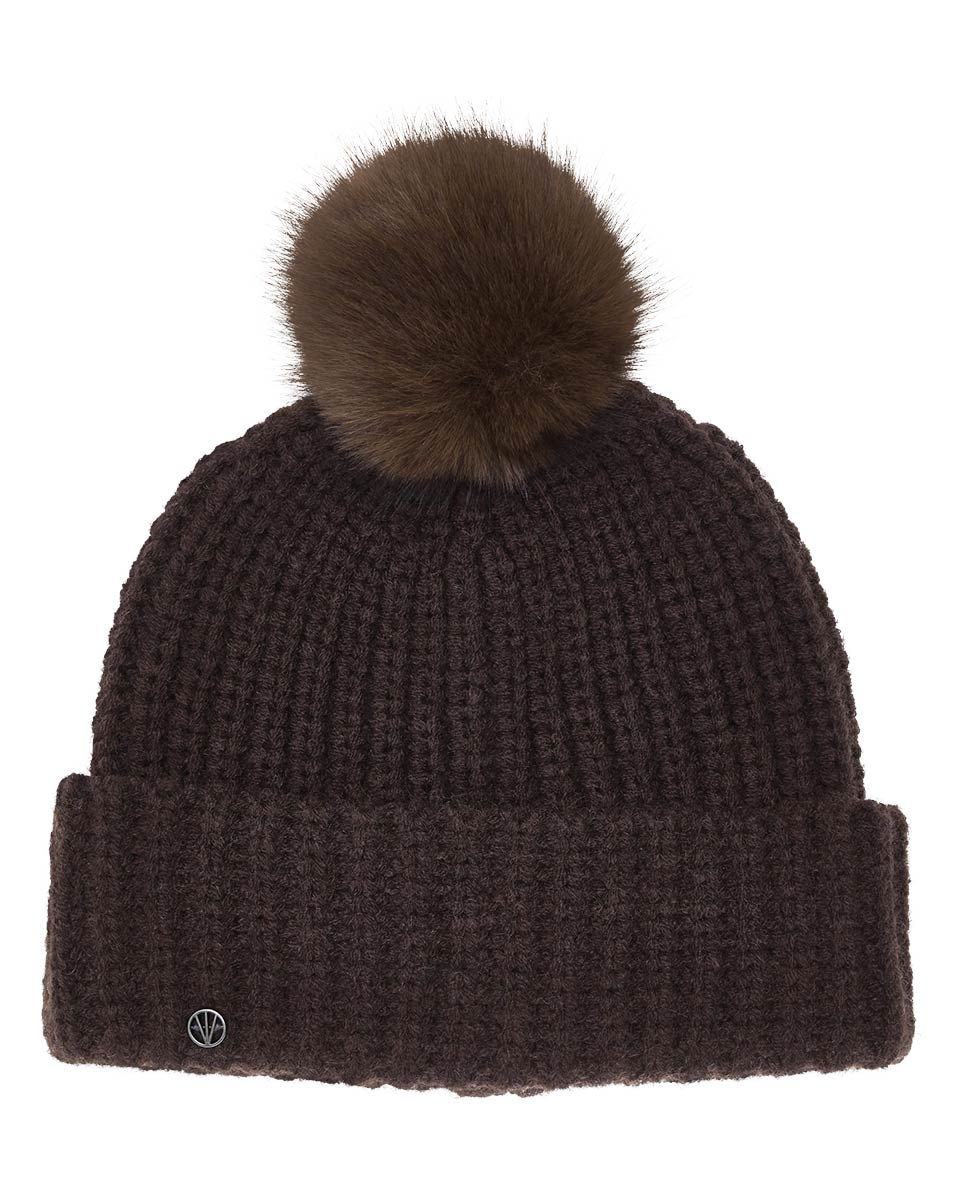 Muts met pompon Loevenich 676044 - bruin